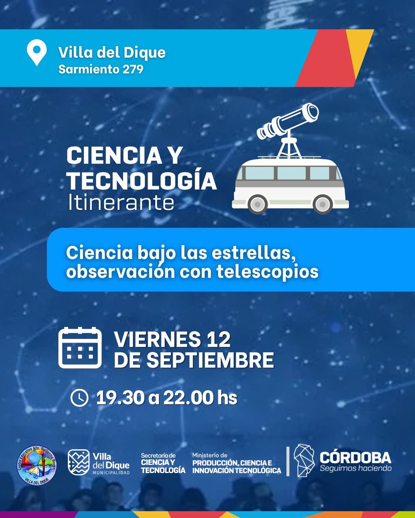Ciencia Bajo Las Estrellas - Villa Del Dique